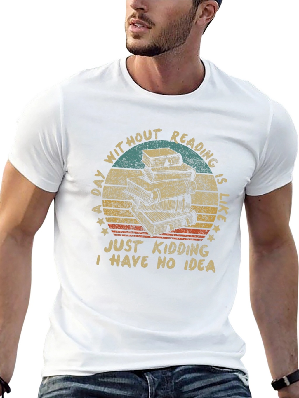 Funny Reading T-Shirt: A Day Without Reading