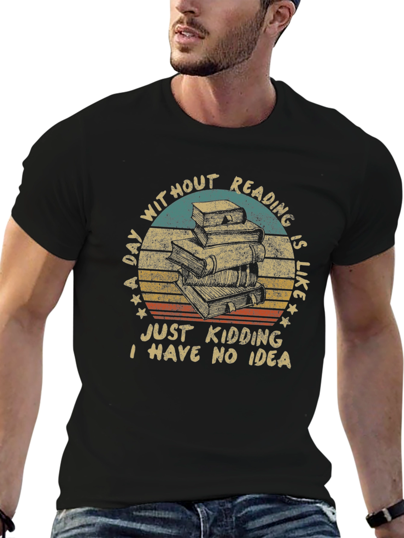 Funny Reading T-Shirt: A Day Without Reading