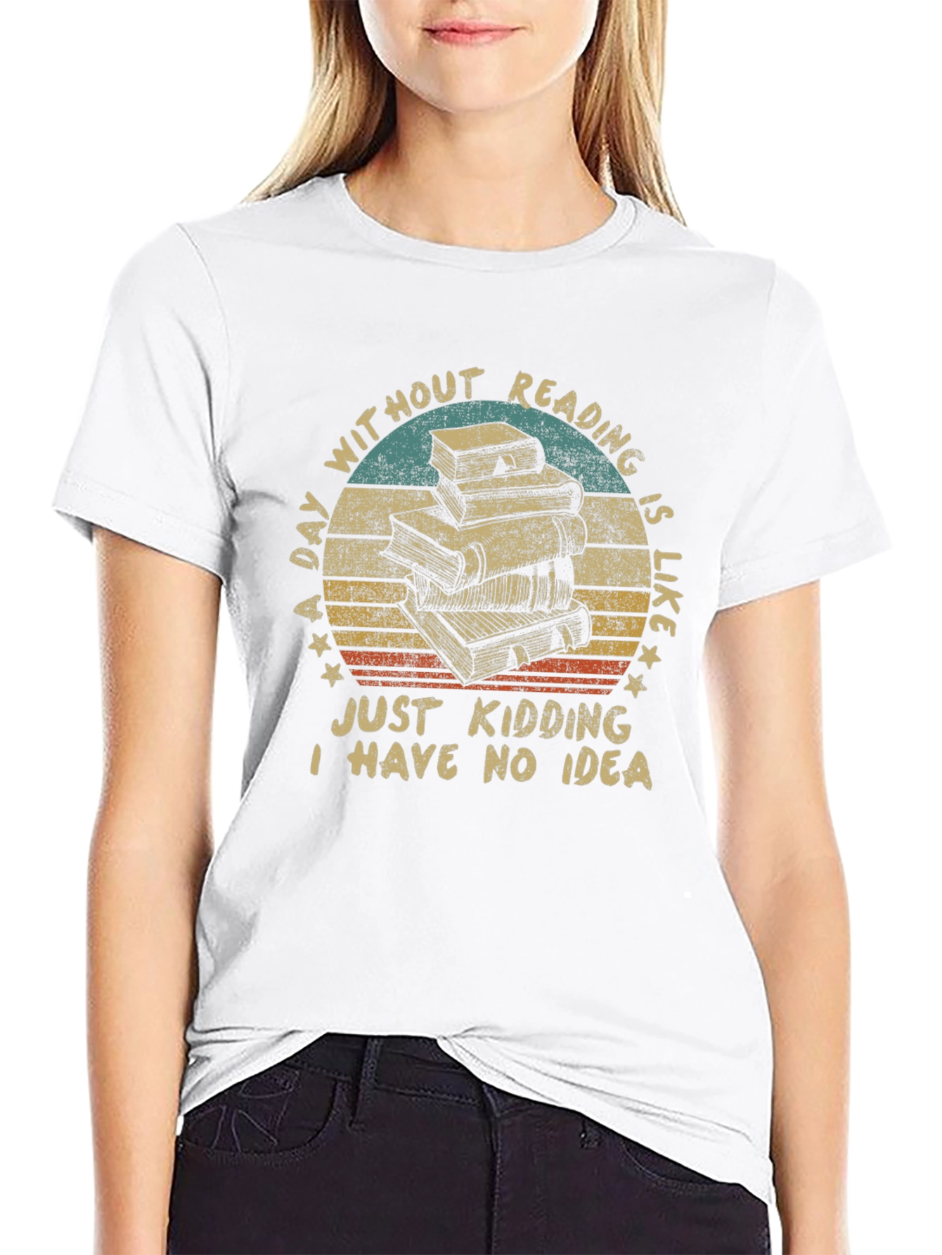 Funny Reading T-Shirt: A Day Without Reading
