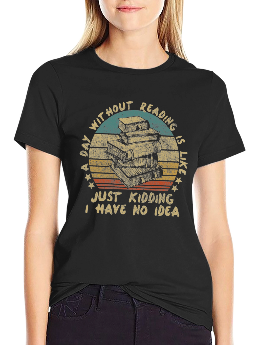 Funny Reading T-Shirt: A Day Without Reading