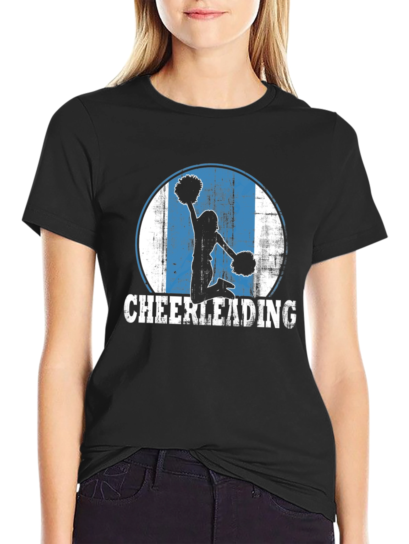 Cheerleading Graphic Tee - Stylish Cheer Squad Apparel