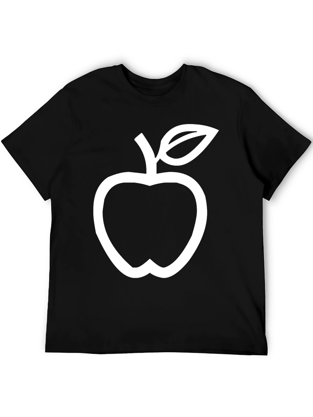Black Apple Graphic T-Shirt
