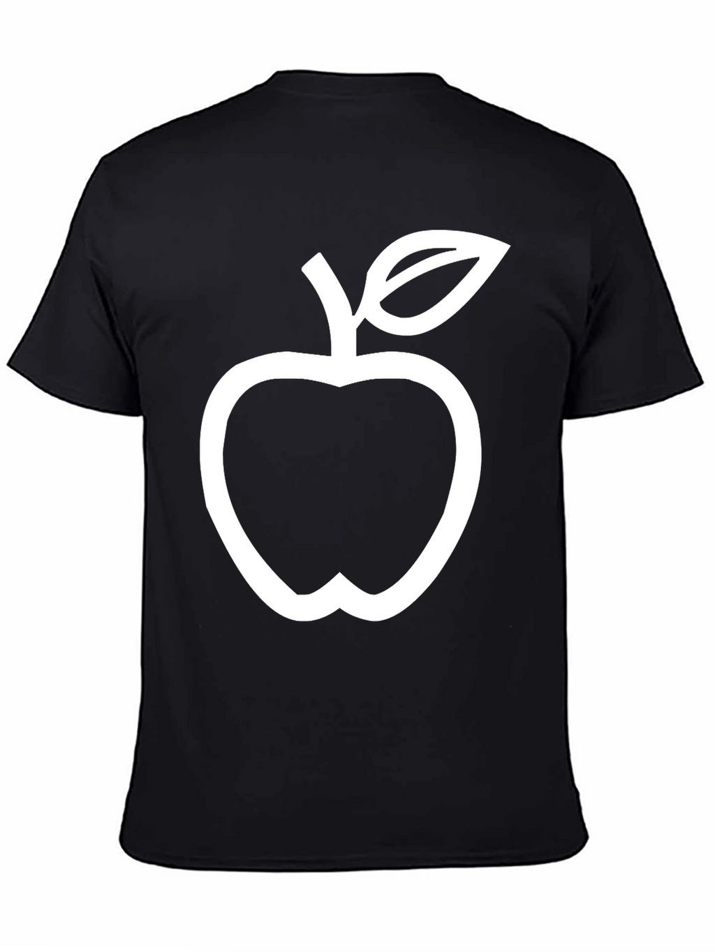Black Apple Graphic T-Shirt