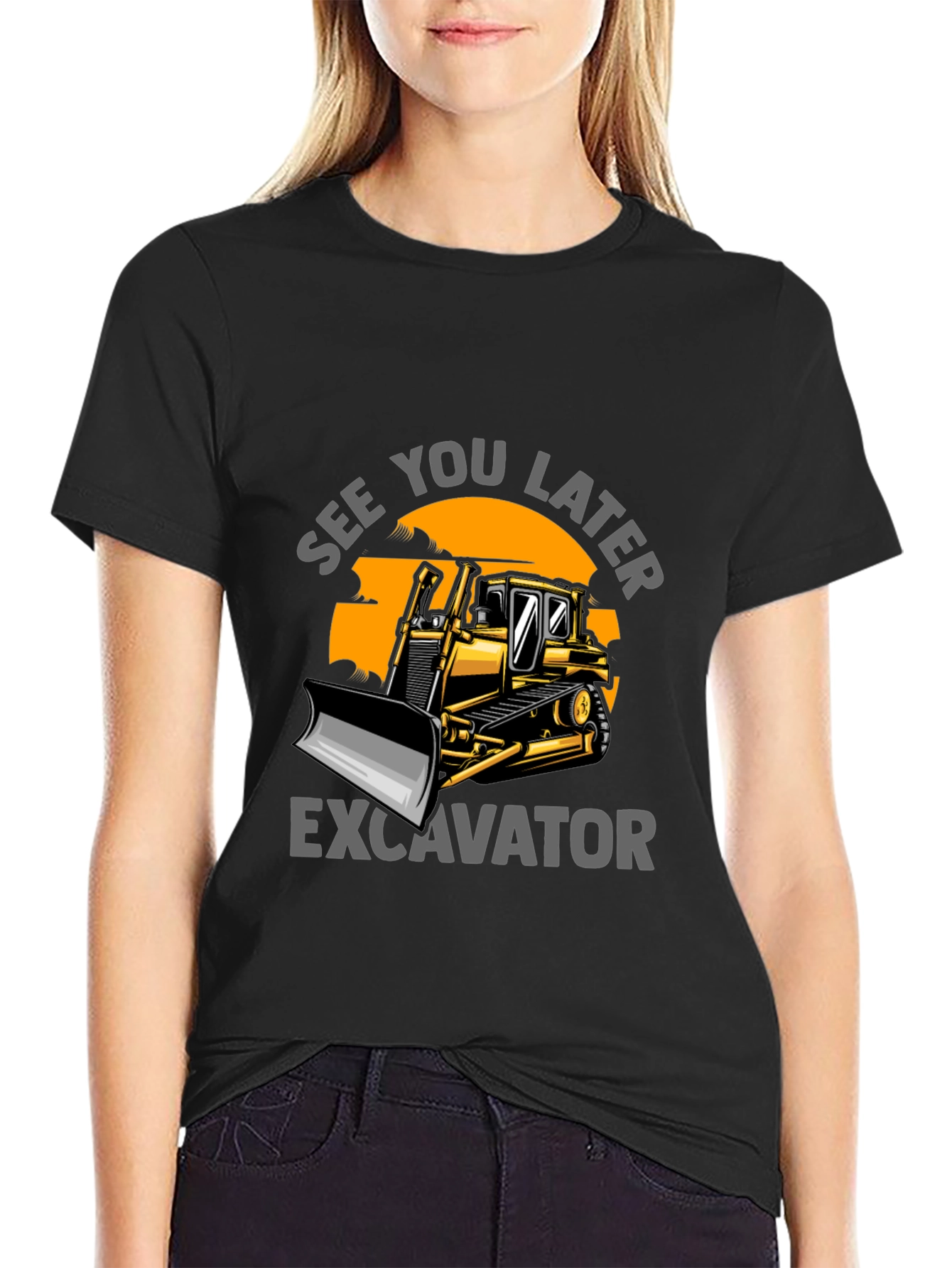 See You Later Excavator T-Shirt: Construction Humor