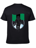 Astronaut Nigeria Flag Graphic Tee