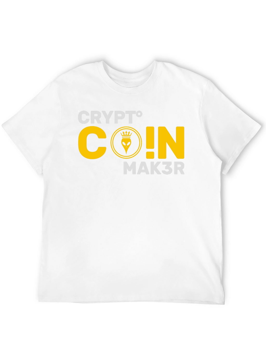 Crypto Coin Maker T-Shirt - Black Cotton Graphic Tee