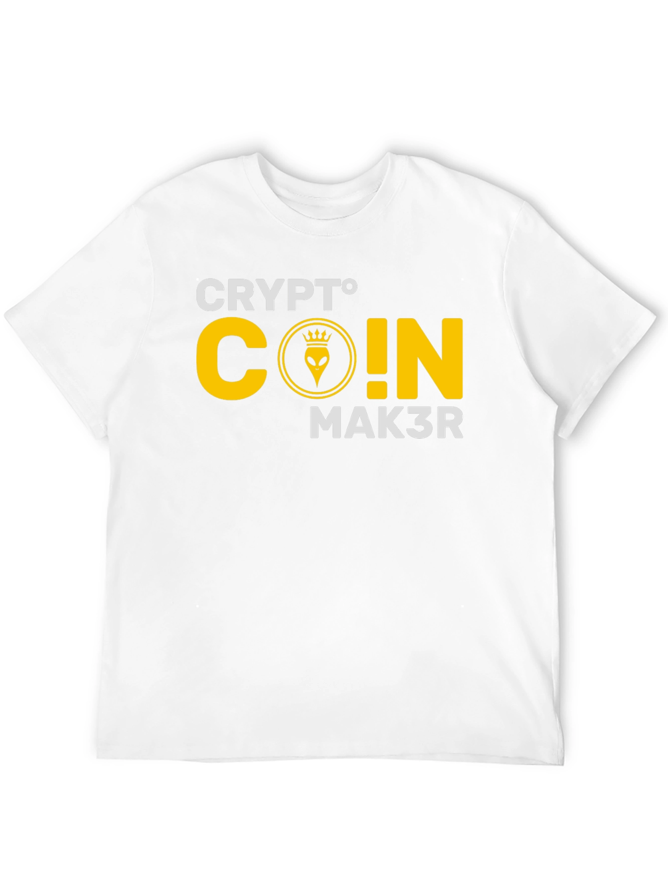 Crypto Coin Maker T-Shirt - Black Cotton Graphic Tee