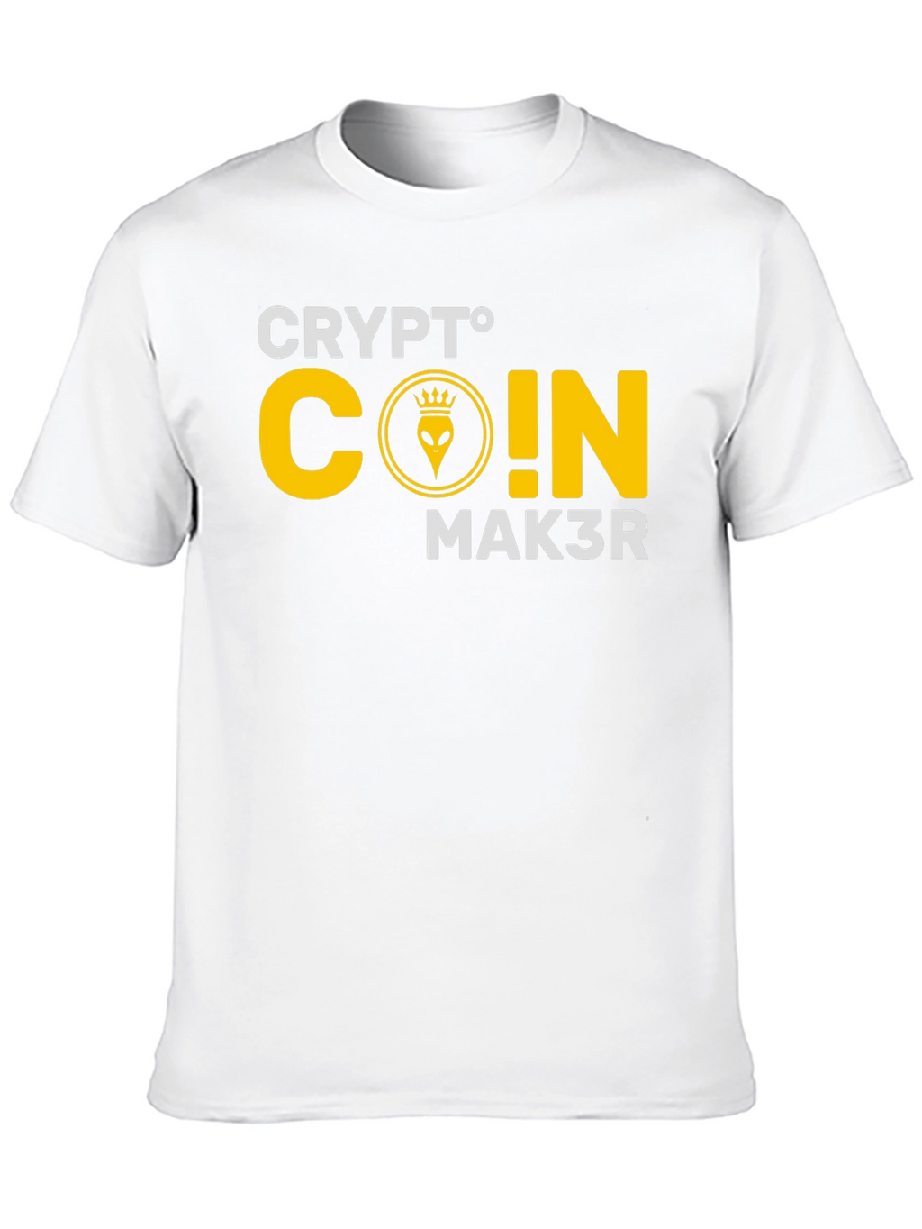 Crypto Coin Maker T-Shirt - Black Cotton Graphic Tee