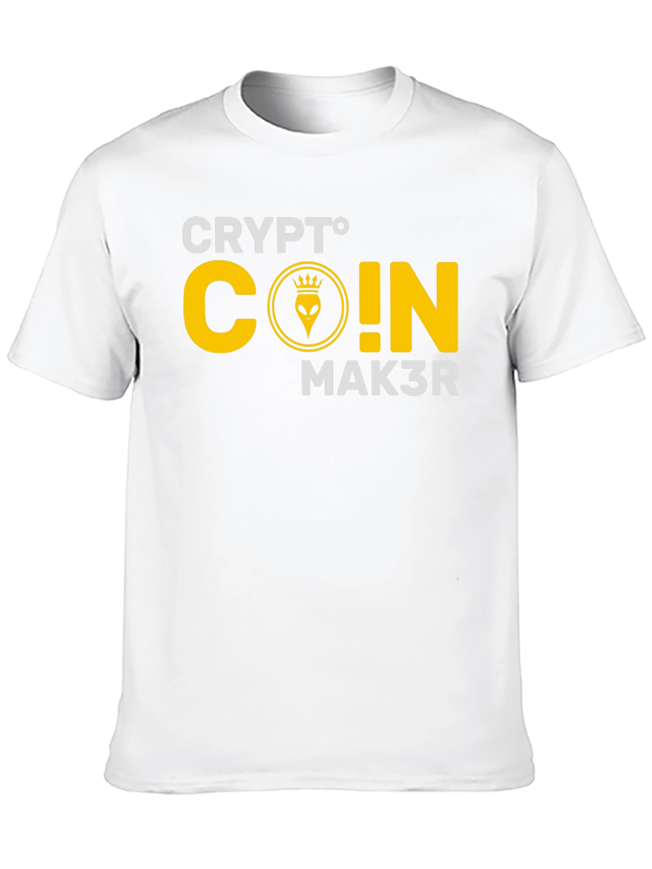 Crypto Coin Maker T-Shirt - Black Cotton Graphic Tee