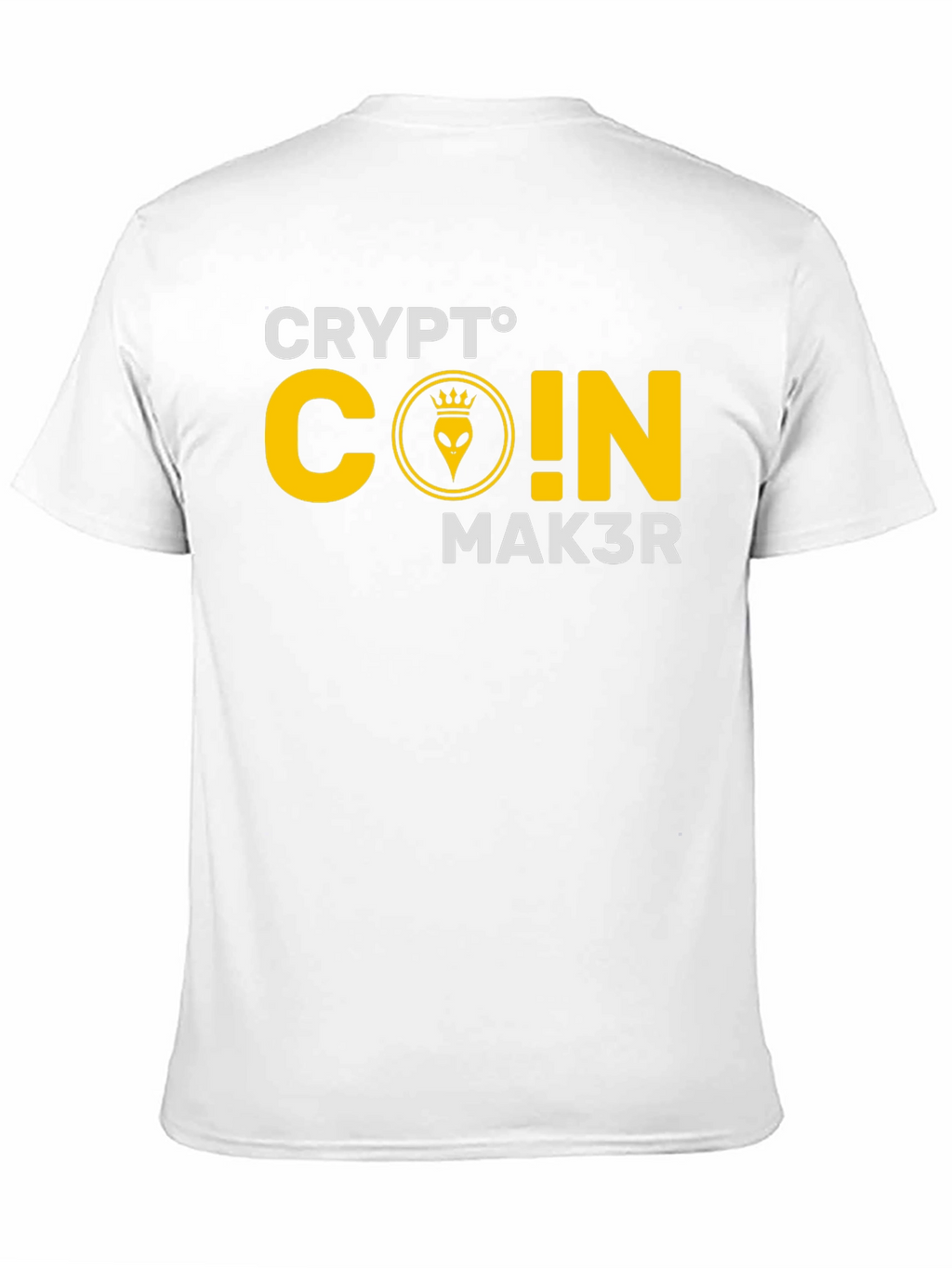 Crypto Coin Maker T-Shirt - Black Cotton Graphic Tee