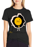 Sad Egg Graphic Tee - Funny Novelty T-Shirt