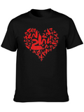 Heart of Snakes Graphic Tee - Mens Black T-Shirt