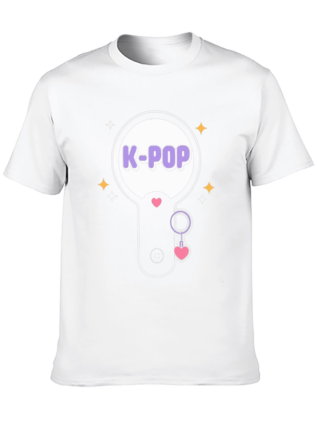 K-Pop Fan T-Shirt: Lightstick Design