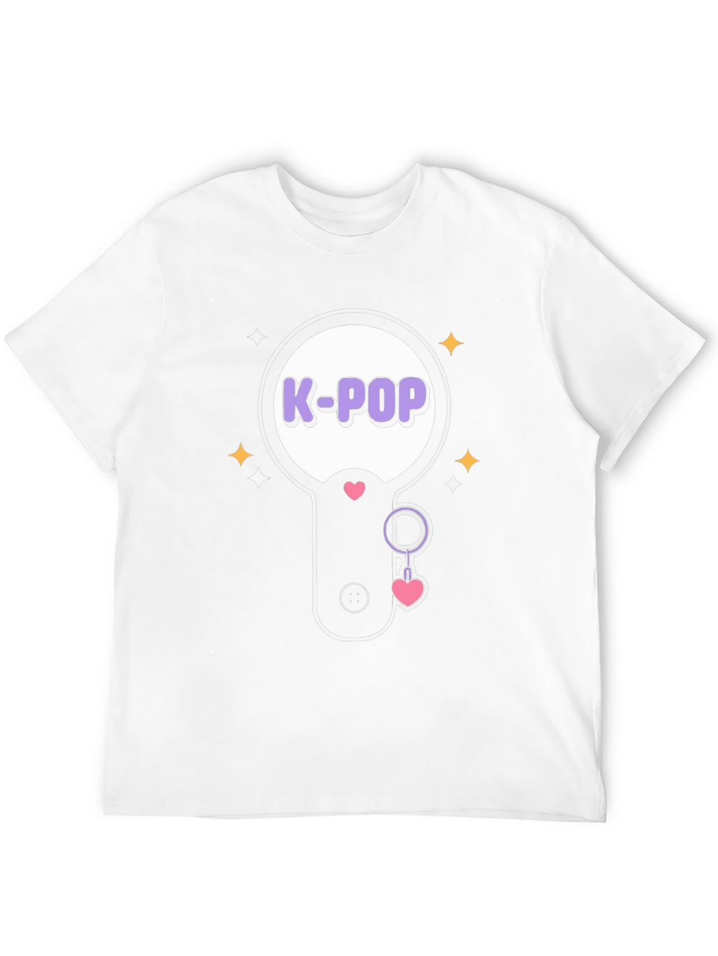 K-Pop Fan T-Shirt: Lightstick Design