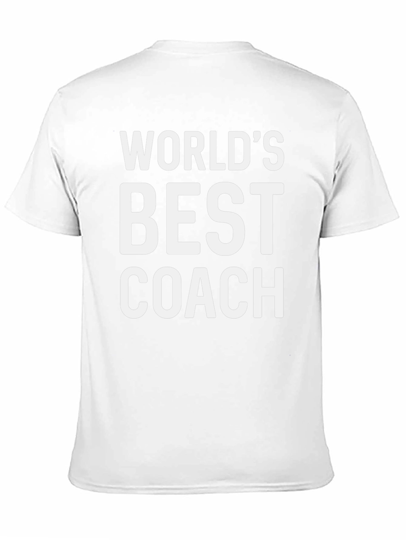 Worlds Best Coach Black T-Shirt