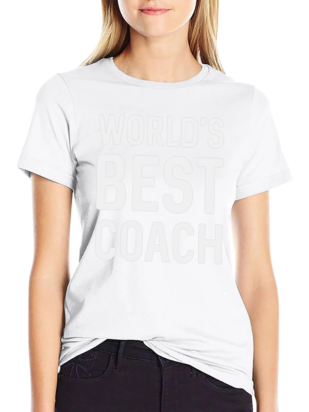 Worlds Best Coach Black T-Shirt