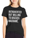 Introverted Macrame T-Shirt