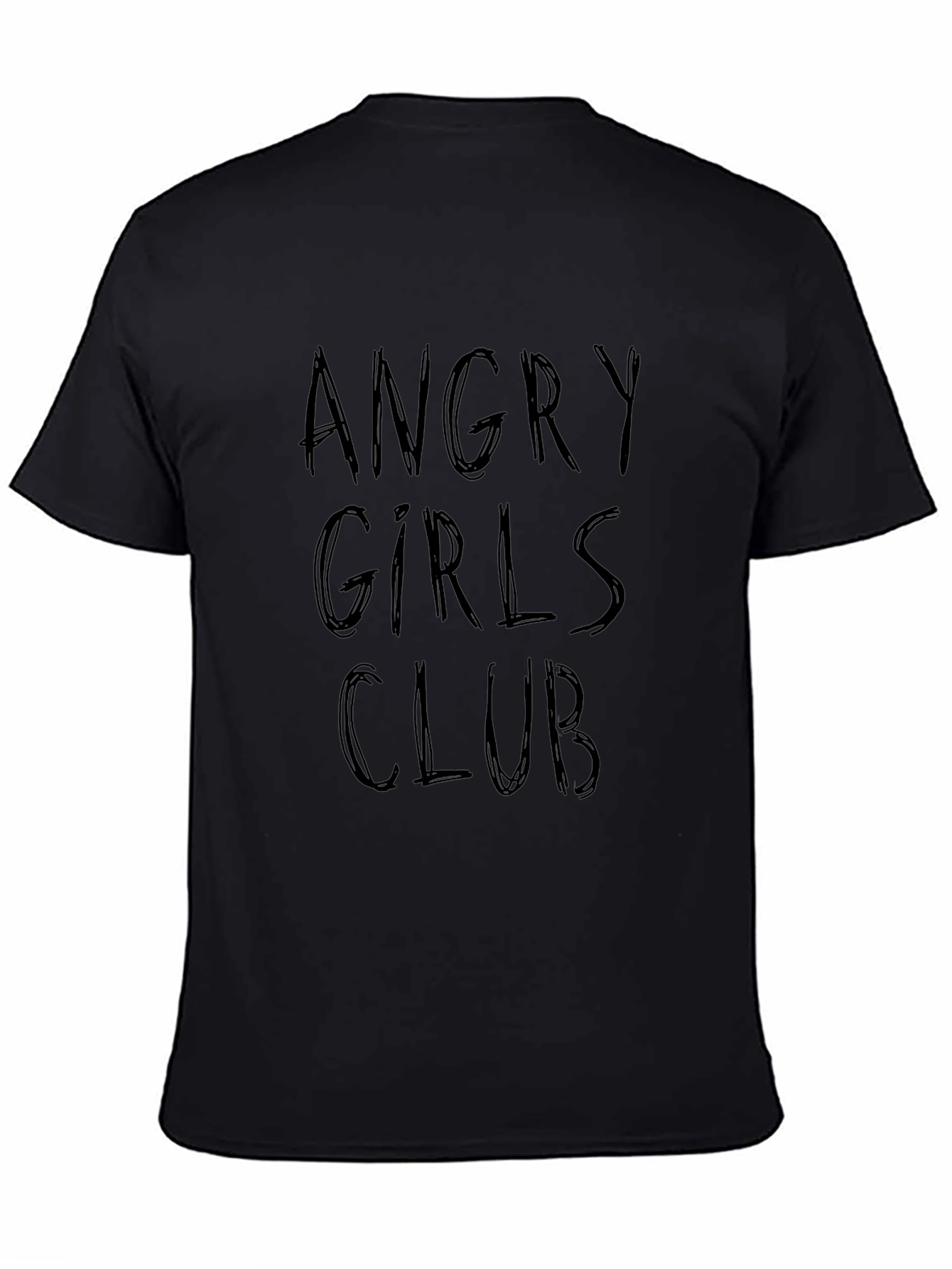 Angry Girls Club Tee - Edgy Graphic T-Shirt