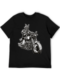 Black Samurai Rider Graphic Tee