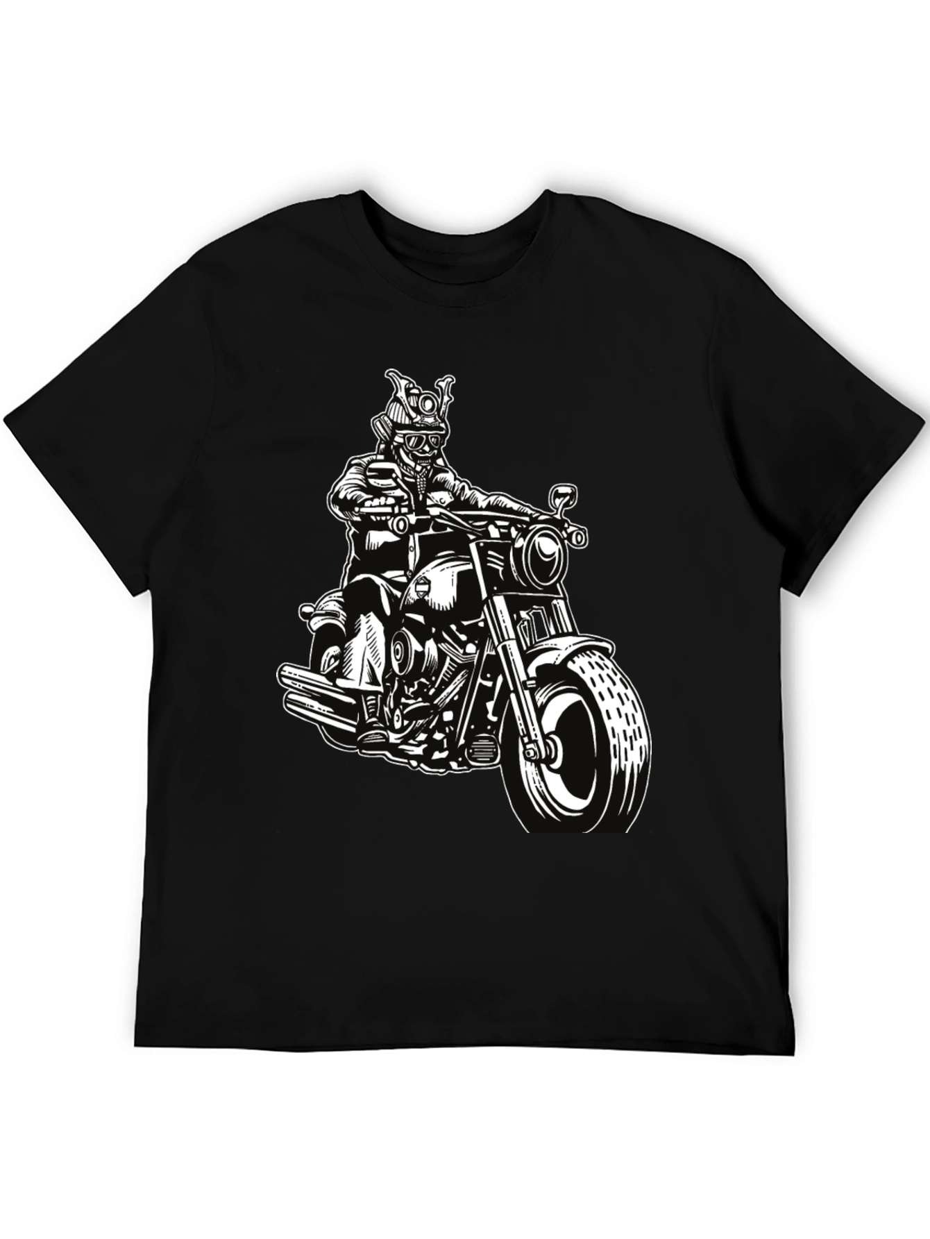 Black Samurai Rider Graphic Tee