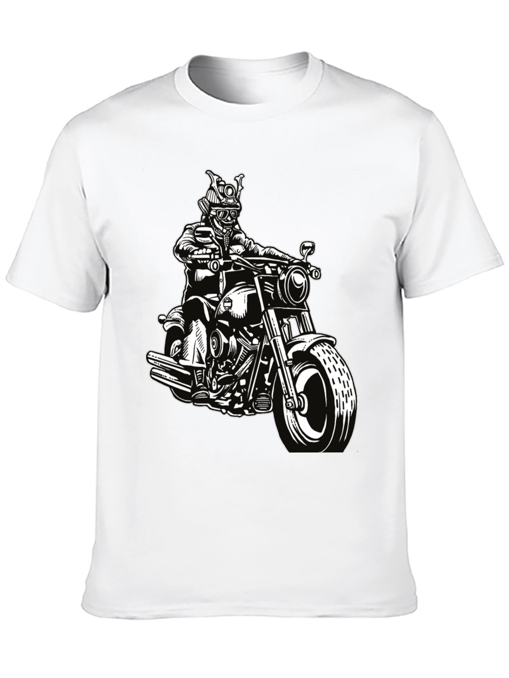 Black Samurai Rider Graphic Tee