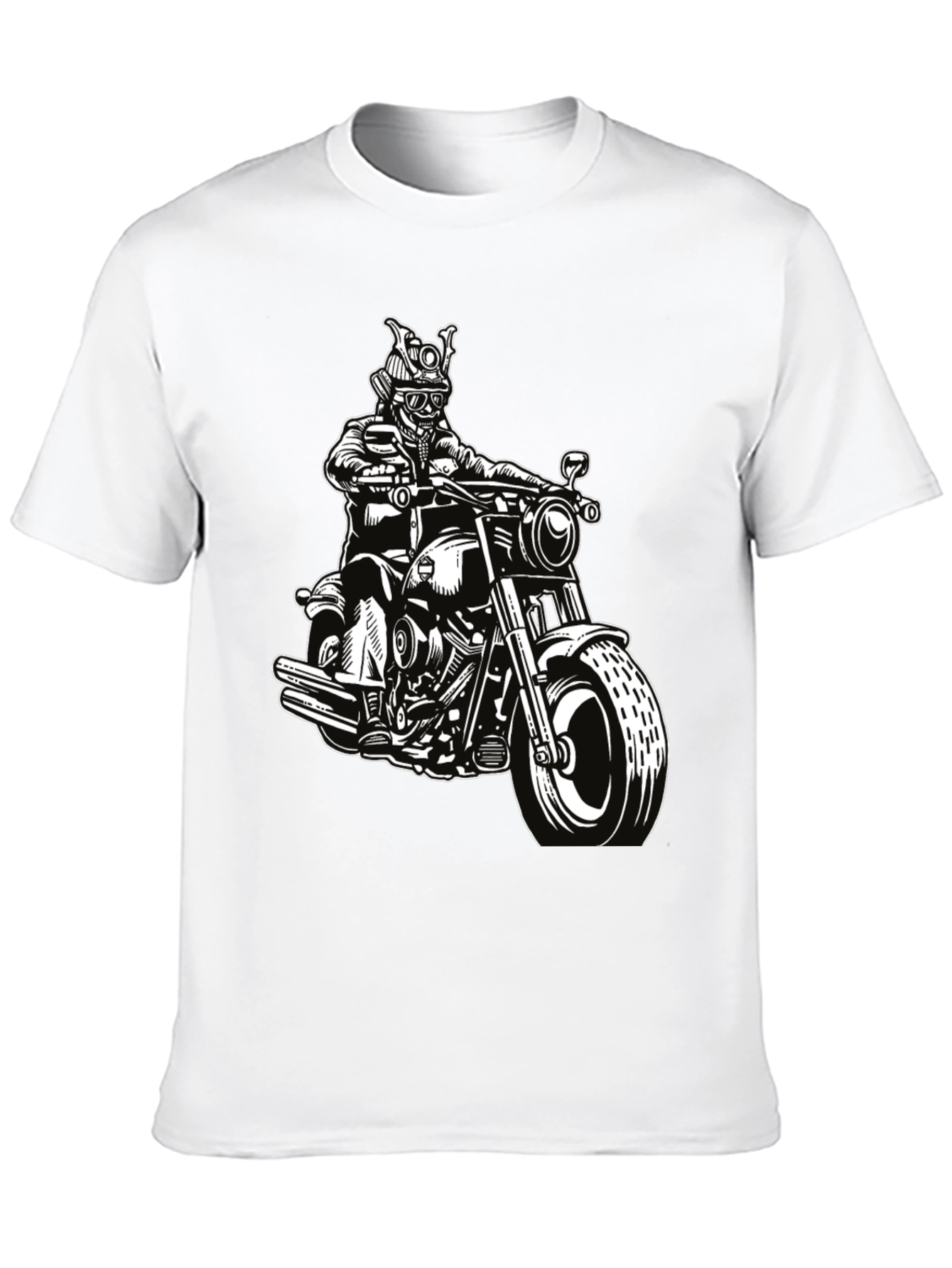 Black Samurai Rider Graphic Tee