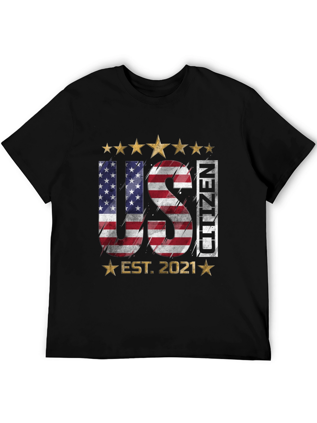 US Citizen Est. 2021 Patriotic T-Shirt