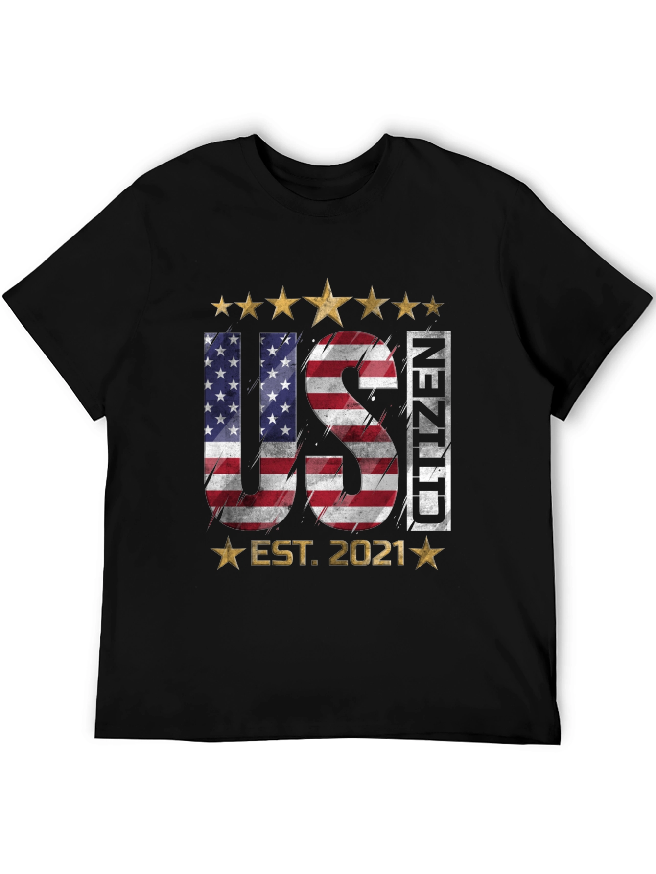 US Citizen Est. 2021 Patriotic T-Shirt