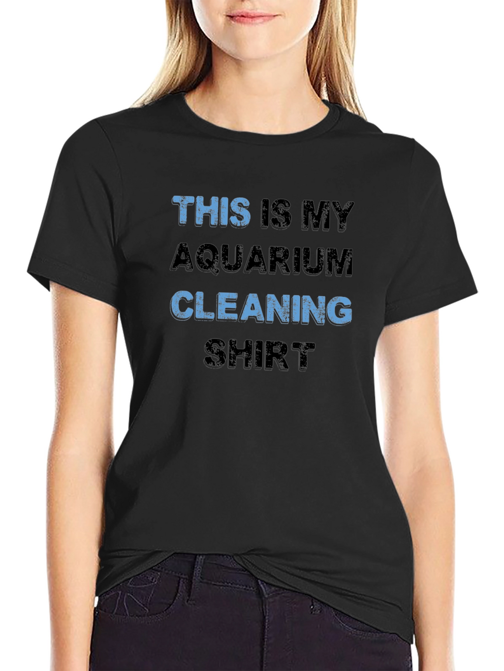 Aquarium Cleaning Shirt - Novelty Graphic Tee