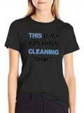 Aquarium Cleaning Shirt - Novelty Graphic Tee
