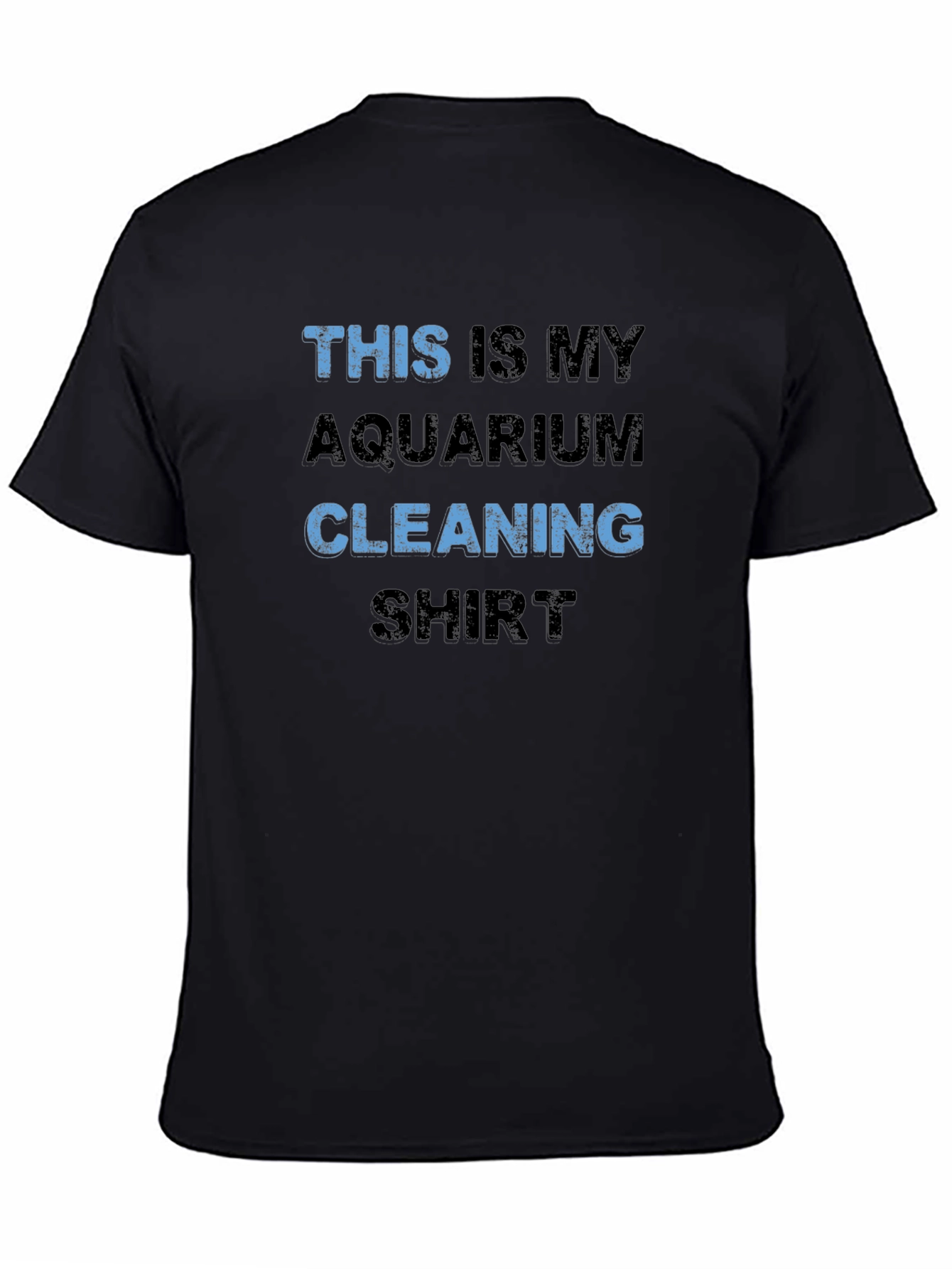 Aquarium Cleaning Shirt - Novelty Graphic Tee