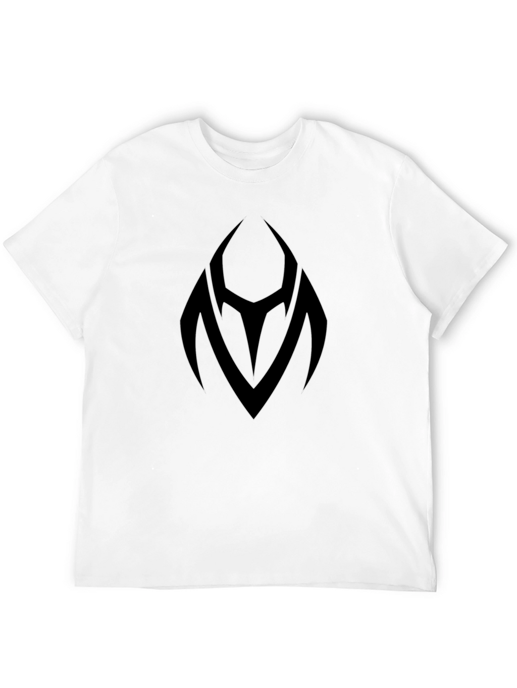 Black Graphic Tee - Abstract Logo