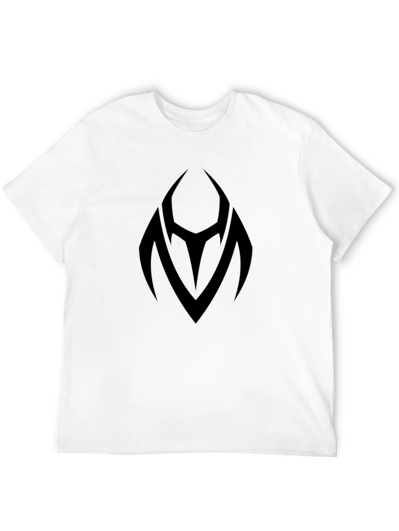 Black Graphic Tee - Abstract Logo