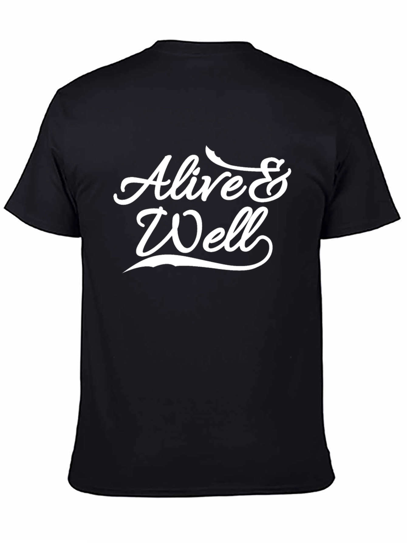 Alive & Well Graphic Black T-Shirt