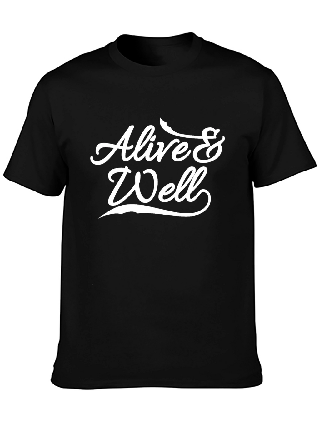 Alive & Well Graphic Black T-Shirt