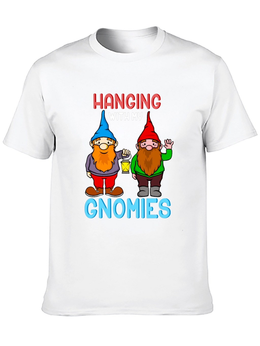 Hanging With My Gnomies Black T-Shirt