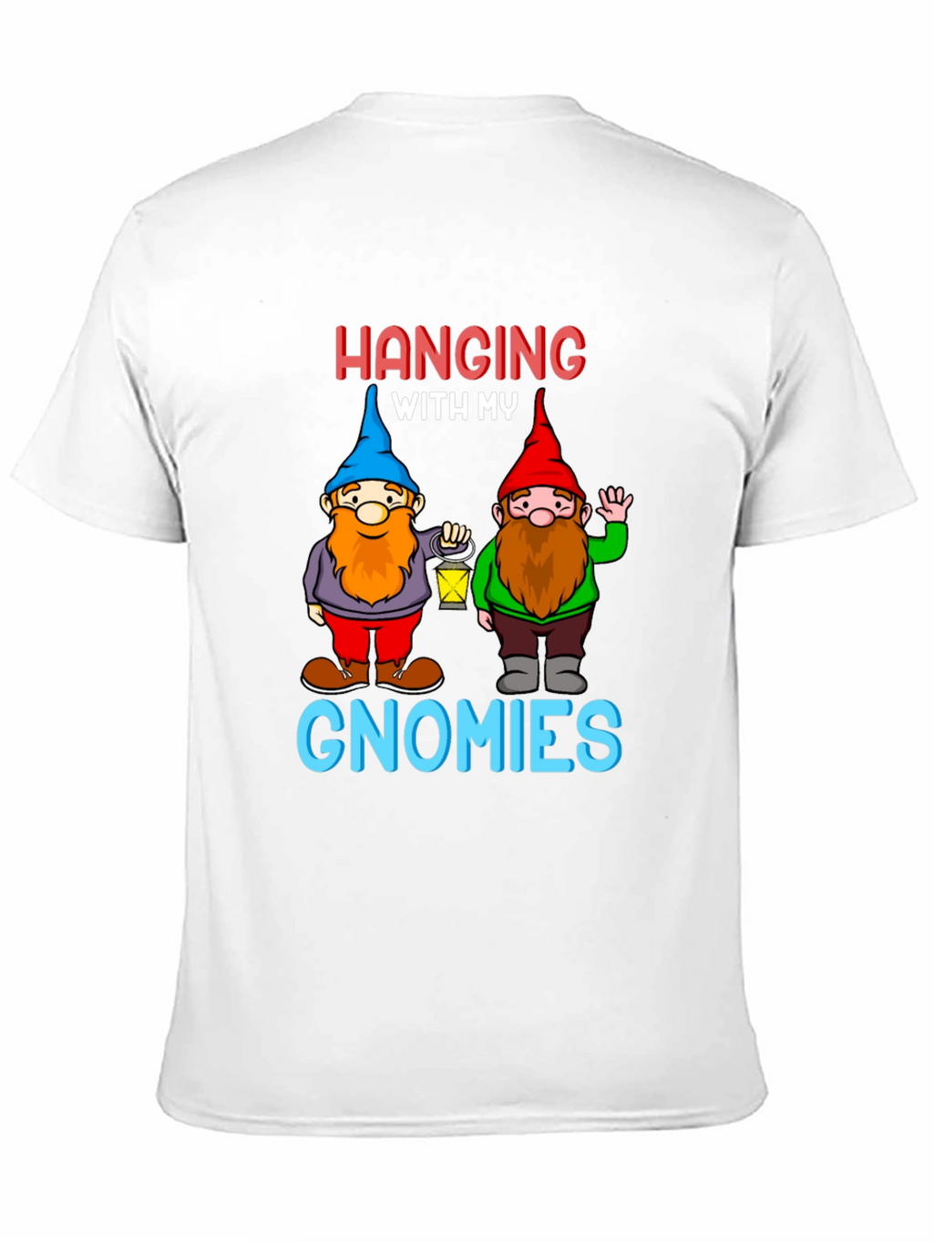 Hanging With My Gnomies Black T-Shirt