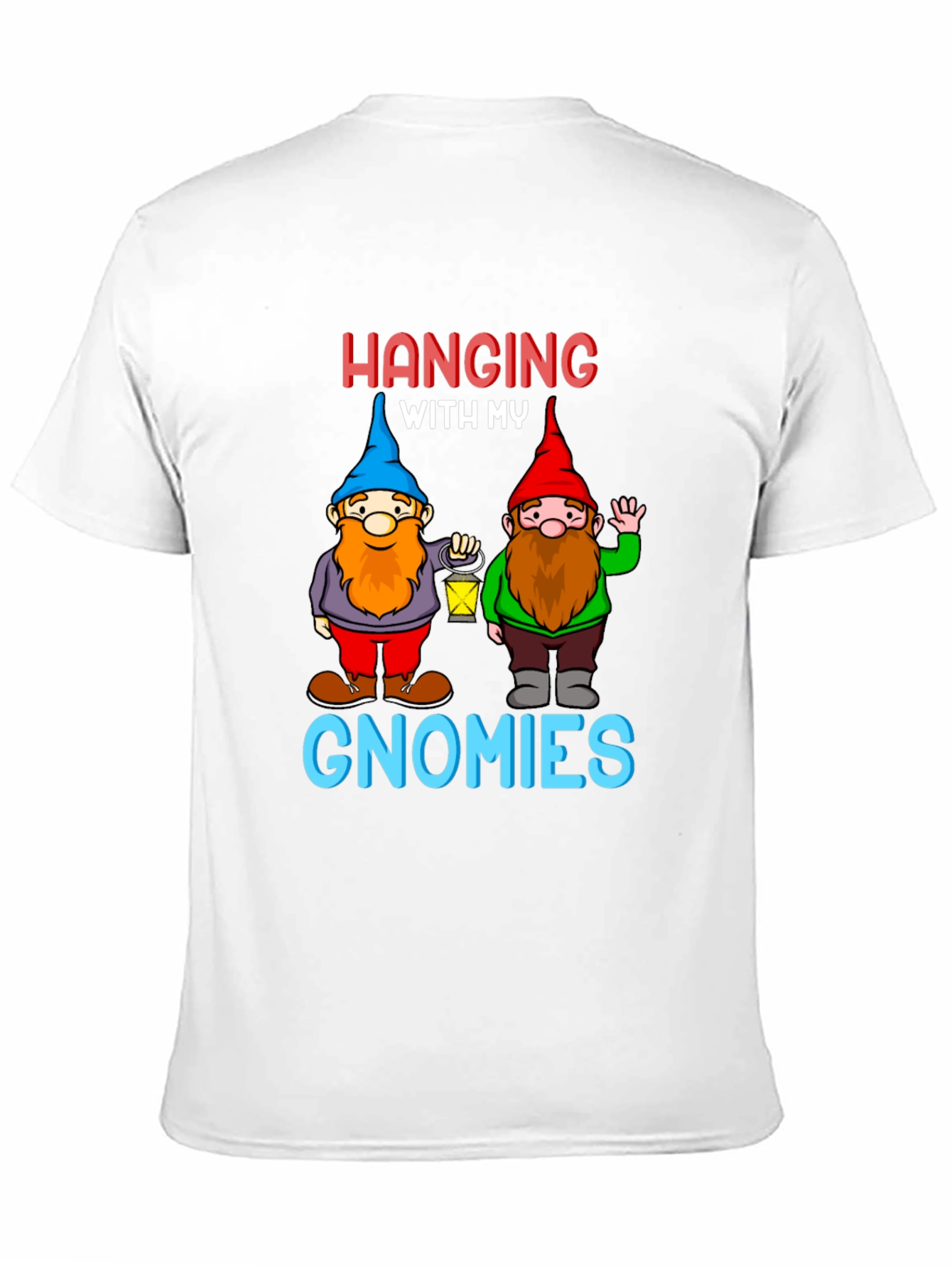 Hanging With My Gnomies Black T-Shirt