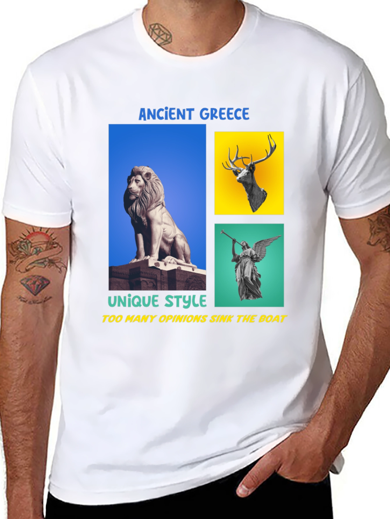 Ancient Greece Style Graphic Tee
