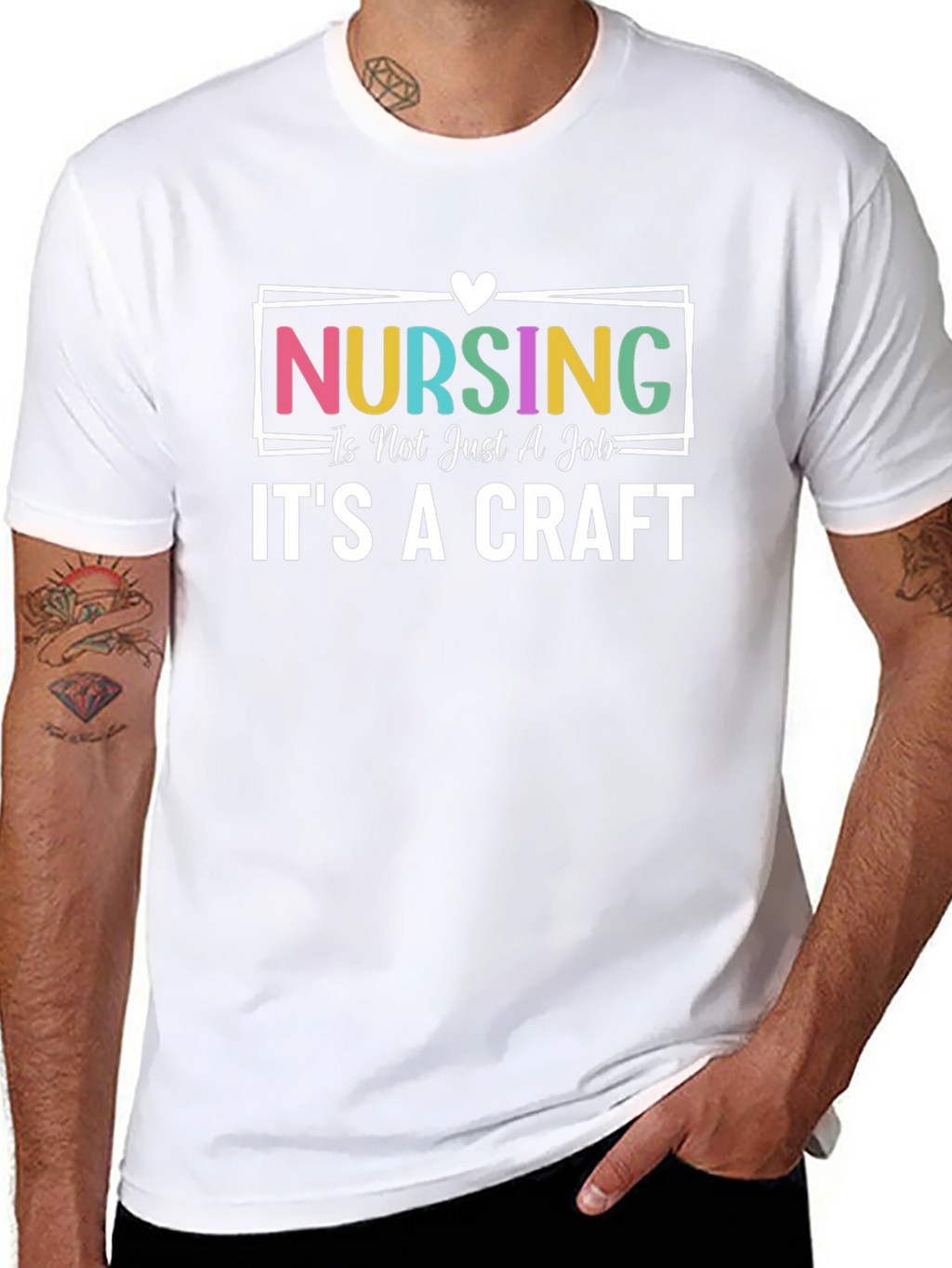 Nursing Is A Craft Graphic T-Shirt