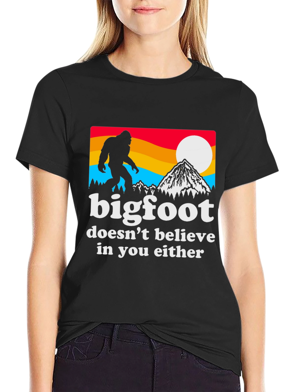 Bigfoot Believer T-Shirt - Funny Graphic Tee