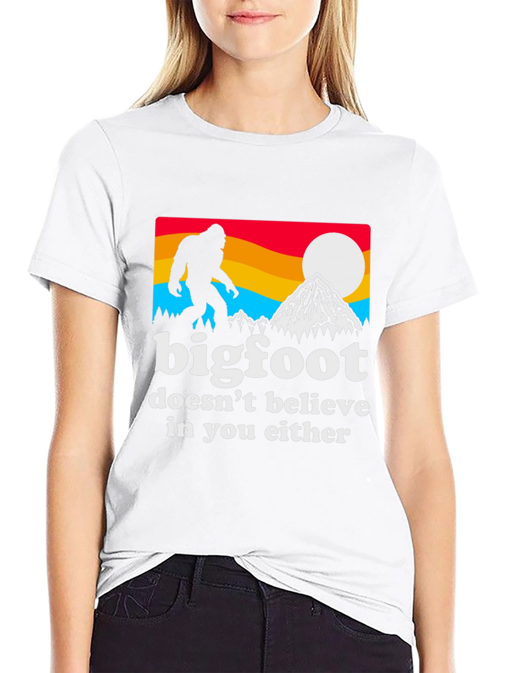 Bigfoot Believer T-Shirt - Funny Graphic Tee