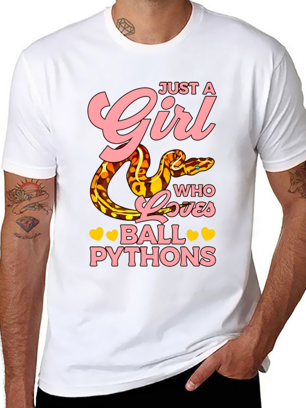 Just a Girl Who Loves Ball Pythons T-Shirt