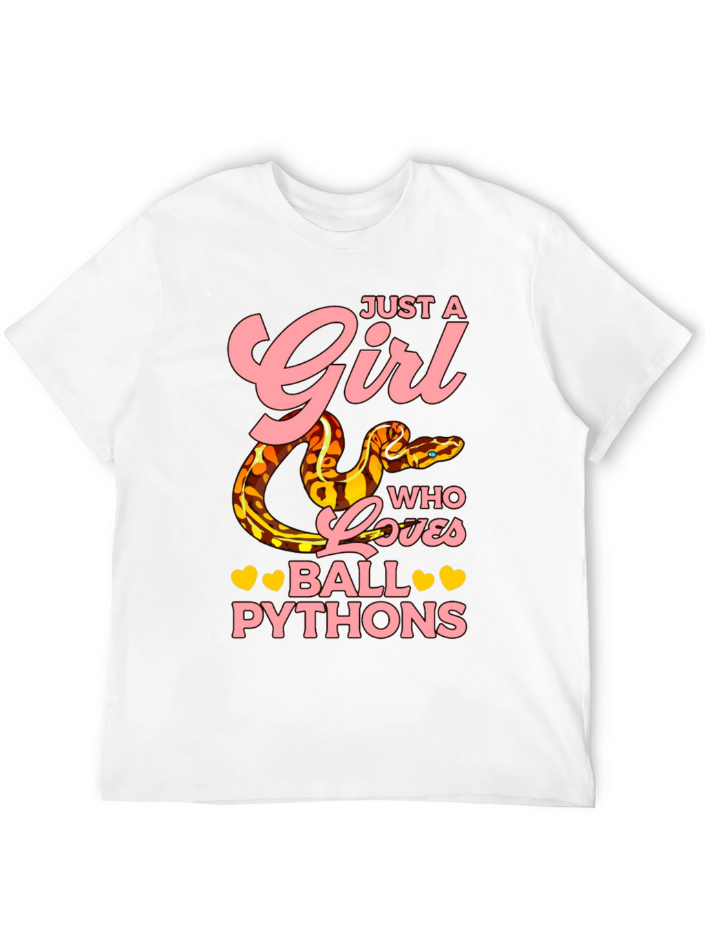 Just a Girl Who Loves Ball Pythons T-Shirt