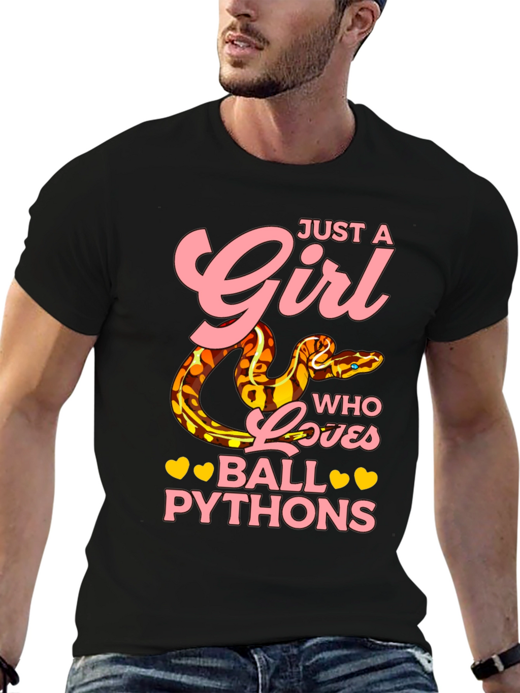 Just a Girl Who Loves Ball Pythons T-Shirt