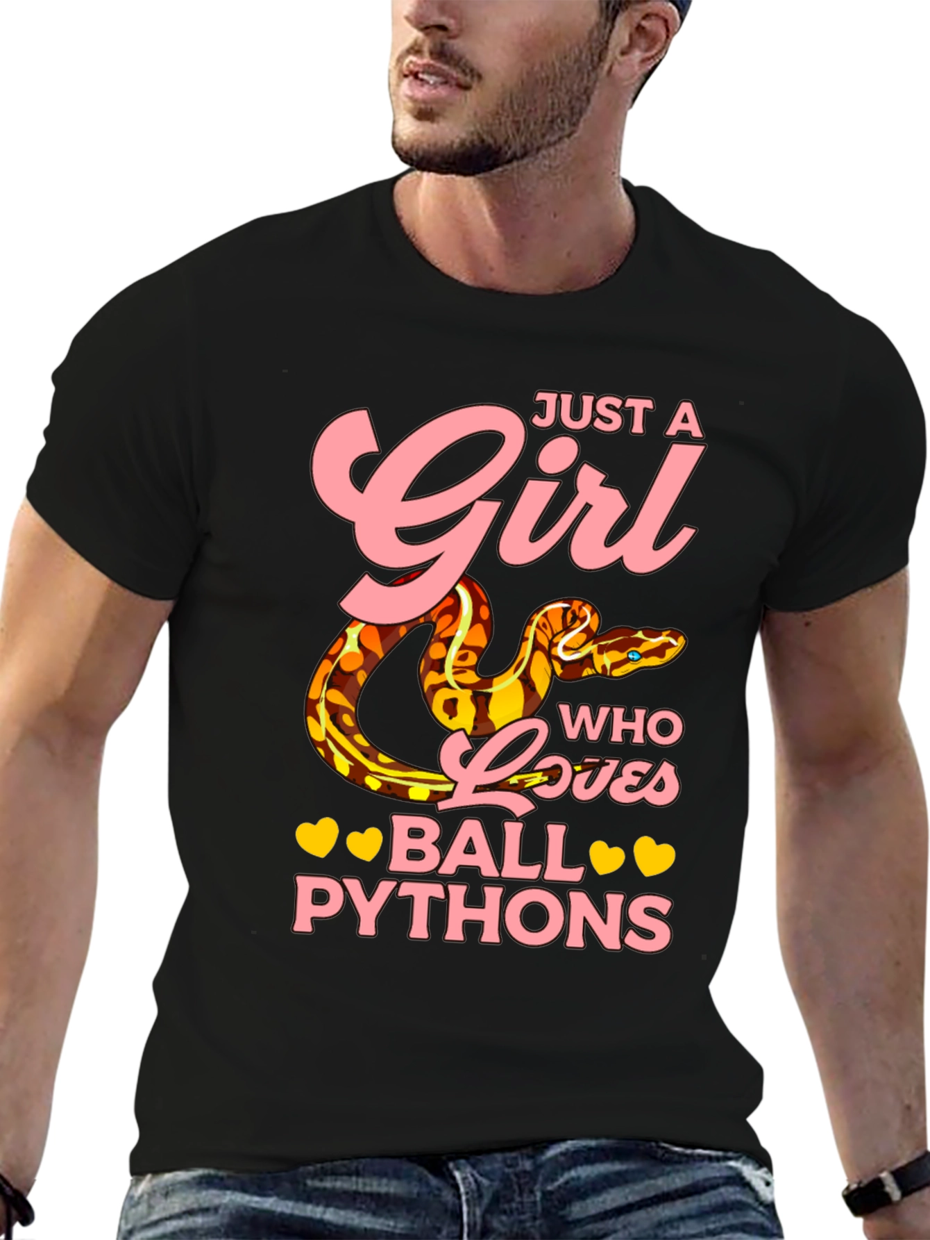 Just a Girl Who Loves Ball Pythons T-Shirt