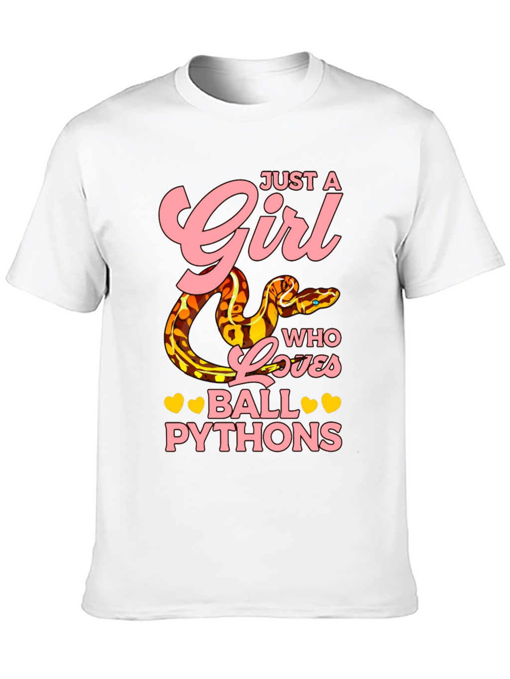 Just a Girl Who Loves Ball Pythons T-Shirt