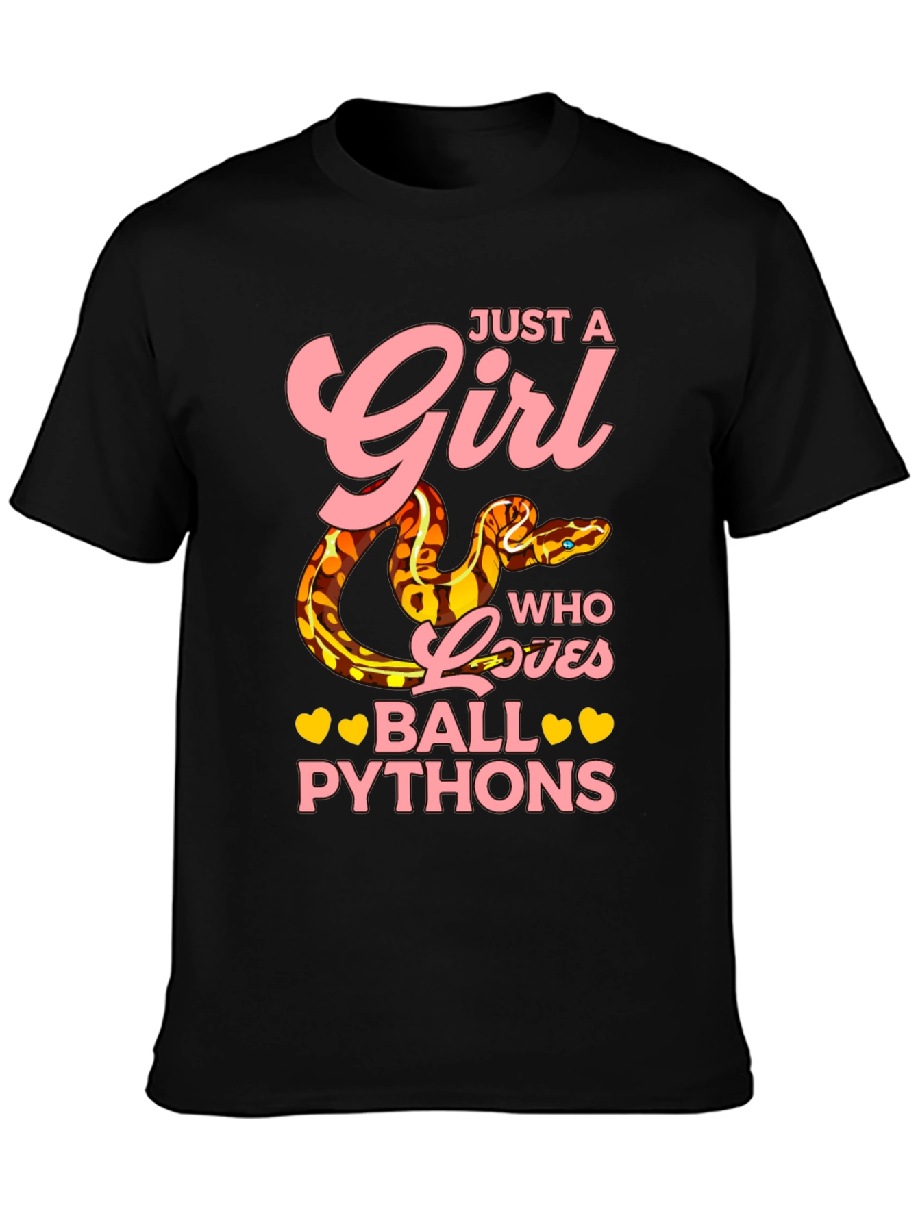 Just a Girl Who Loves Ball Pythons T-Shirt