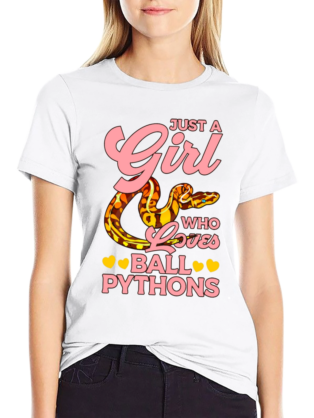 Just a Girl Who Loves Ball Pythons T-Shirt