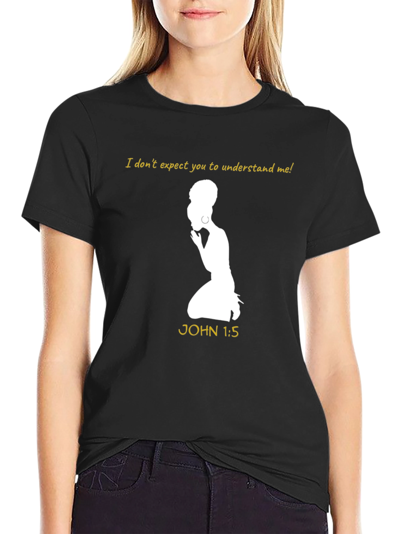 Inspirational Christian T-Shirt - John 1:5